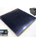 Built Like A Tank Heavy Duty Industrial Floor Scale With Printer, 48x48 inch steel deck for accurate 5000 lb weighing.