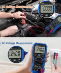 Bluetooth Digital Multimeter 20000 Counts True RMS Auto Range With Data Logger used on car engine and wall socket