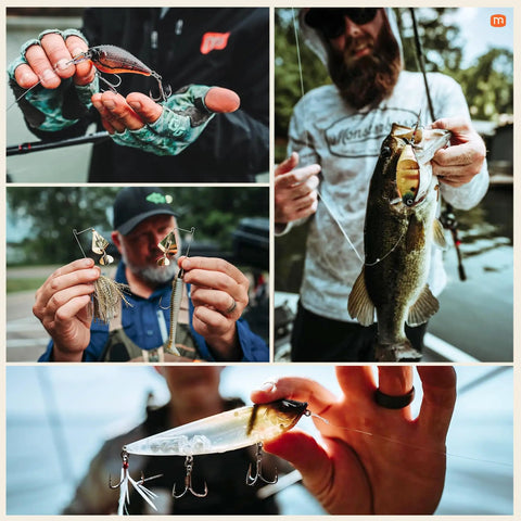 Platinum Series Mystery Tackle Box For Bass Fishing With 7 Premium Lures Kit Including Crankbaits Jigs Plastics And Topwater Baits