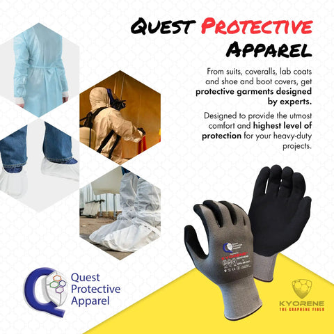Light Cut Resistant Work Gloves With Graphene Fiber Construction For Everyday Tasks And Diy Heavy Duty Puncture And Abrasion Protection ANSI A1 Rated Large Size in packaging, black and gray design, ideal for diverse work environments.