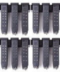 Lock Down Your Gear With This Heavy Duty Magazine Rack Precision Fit For Glock 17 19 26 31 32 33 34 Mags, featuring 8 mounted Glock magazines.