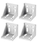 4 Piece Inside Corner Bracket Gusset For Aluminum Extrusion 57x57x59mm 6060 Angle Connectors Fits 3060 And 6060 Series Profiles