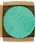 Box of 5 Inch 3000 Grit Green Film Sanding Discs With Hook And Loop Backing Pro Grade Finishing Sandpaper For DA Sanders