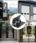 Six Pack 3 Inch Weld On Steel Butt Hinges Heavy Duty Rust Resistant Weldable Hinge Set for various outdoor applications
