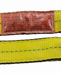4 Pack 2 Inch By 6 Foot Web Lifting Slings With Twisted Eyelets 2 Ply For Choker And Basket WLL 6400 Lbs Vertical Lift Straps close-up