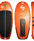 Ultrafly Wing Foil Board 105 L Inflatable Travel Ready Packable Setup with Rapid Release System for Easy Lift Off and Stable Handling
