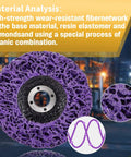 5 Pack Strip Discs For Angle Grinder 4 Inch Paint Removal Rust Oxidation Welds And Coatings Diamond Abrasive With Nylon Backing