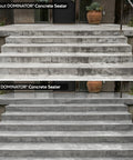 Heavy Duty Penetrating Concrete Sealer For Driveway One Gallon Water Based Paver Protectant Outdoor Waterproof Natural Finish Silane Formula For Garage Floors Patios Pool Decks Built Like A Tank Long Lasting Shield comparison of sealed vs unsealed concrete steps