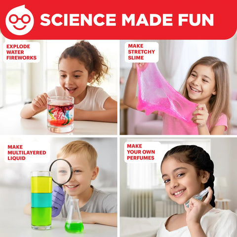 Kids using Hands On Science Kit For Kids Aged 4 To 8 With 100 Plus Experiments, STEM Educational Toy For Learning At Home