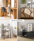 Set Of 48 Self Adhesive Felt Furniture Glides 25 mm Diameter for multi-surface protection in home decor furniture scene