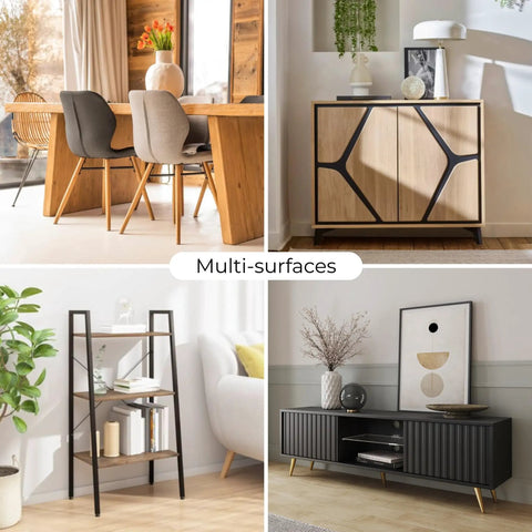 Set Of 48 Self Adhesive Felt Furniture Glides 25 mm Diameter for multi-surface protection in home decor furniture scene