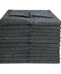Stack of Heavy Duty Pro Grade Moving Blankets Textile Skins 54x72 Inches Pads 1.66 Lbs Each Pack Of 24 Gray