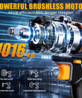 Half Inch Cordless Impact Wrench Compatible With DeWalt 20V Max Batteries High Torque For Heavy Duty Jobs motor detail