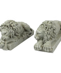 Vatican Lions Statue Replica For Home Decor And Spiritual Collectors, Guardian Lions From St. Peter's Basilica, Handcrafted Resin Sculpture pair