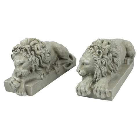 Vatican Lions Statue Replica For Home Decor And Spiritual Collectors, Guardian Lions From St. Peter's Basilica, Handcrafted Resin Sculpture pair