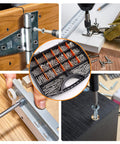 All In One 1200 Pc Stainless Steel Wood And Sheet Metal Screws Set M3 M4 M5 M6 Phillips Drive Flat And Pan Head Self Tapping Marine Grade 304 From One Quarter Inch To Two Inches Length in use for various projects