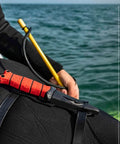 3.5 Inch Pointed Dive Knife With Non Slip Grip Handle TiN Coated Marine Grade Stainless Steel Full Tang Built Beefy and Rust Resistant