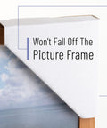 Adjustable Cardboard Corner Protector for Shipping and Packing Edges fits one inch frames, shown installed on a picture frame.