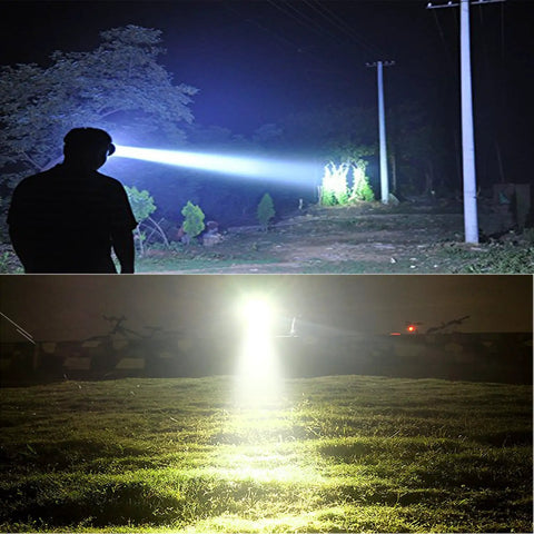 Ultra Bright Rechargeable LED Headlamp For Outdoors And Camping Gear Hands Free Spotlight For Fishing And Night Work 2600