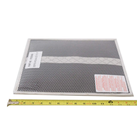 Range Hood Filter Non Ducted 2 Pack OEM Replacement Part Genuine OEM Quality shown with measuring tape