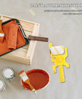 Pro Paint Edger Roller With Extension Pole For Seamless Wall And Ceiling Finishing Kick That Tape Hassle Free Edge Applicator Ergonomic Grip Suits Doors And Trim Quick Roll Kit with paint tools and brushes.