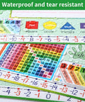 Waterproof 36 Piece Classroom Name Plates For Desks With Alphabet And Math Labels Multipurpose Manuscript Name Tags