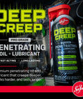 Deep Creep Penetrating Oil And Lubricant DC14 12 Ounce Pack Of 6 For Metal Parts Rust Release Gears Hinges Chains Bushings Tools And Guns