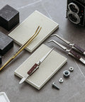 6 Piece Jewelry Soldering Kit With 2 Honeycomb Ceramic Soldering Blocks, Copper Tongs, And 3 Reverse Tweezers For Jewelry Making