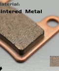 Close-up of MT600 Electric Bike Disc Brake Pad Set in sintered metal for LD 200Plus and LD4X 600 hydraulic brakes.