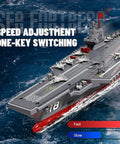 Realistic RC Aircraft Carrier For Adults With Plane Included 2.4G Scale Military Remote Control Ship with dual motors