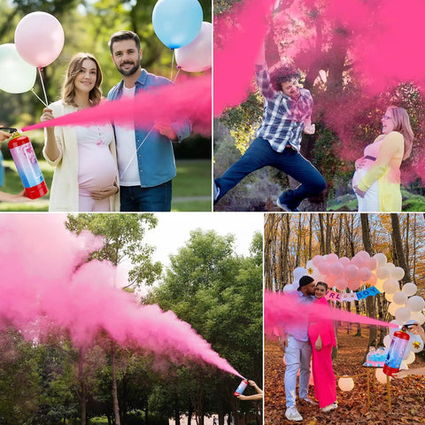 Go Hard On This Premium Gender Reveal Fire Extinguisher Two Pack Delivering Hella Long Powder Spray For A Totally Legendary Boy Or Girl Baby Shower