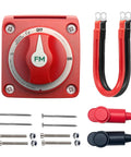 Beefed Up 300A Waterproof Battery Disconnect Switch 12V To 48V On Off Kill Switch For Marine RV Car Boat Truck ATV UTV with cable.