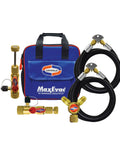 Uniweld MEPK14 MaxEvac Pro 1/2 in hose evacuation kit with core removal tool; blue case and black hoses