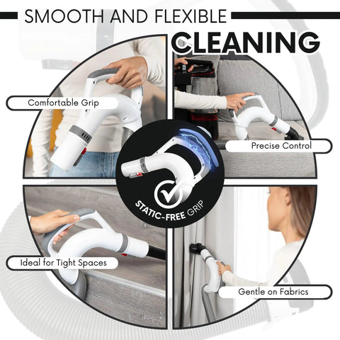 Upgraded PVC And Steel Replacement Hose Handle For Lift Away Vacuum Rotator Models NV355 NV356 NV357 NV358 NV370 UV440 UV550 NV360 in use