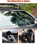 Universal Windshield Wiper Arm Removal Tool Kit With Stainless Steel Wiper Puller being used on a car for damage-free removal