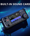 X6200 Portable HF Radio Transceiver Workhorse With RF Direct Sampling 50 MHz Band Airband WFM Receiver with built-in sound card.