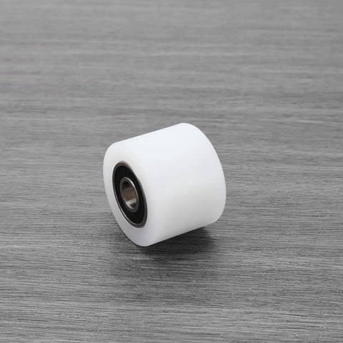 Two Pack Nylon Sliding Pulley Bearings 40x30mm With 6000ZZ Rolling Bearings for Conveyor Belts, Sliding Doors, Durable Plastic Construction