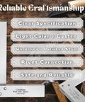 Pro Grade Square Set with L Type Ruler on wooden surface showcasing reliable craftsmanship and specifications.