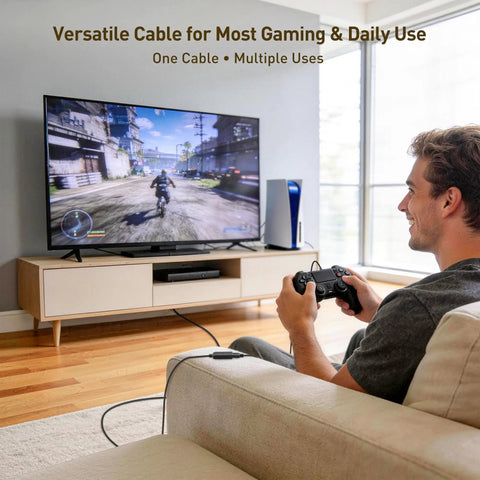 Active USB Extension Cable Sixteen Feet Four Inches Long USB Two Point Zero Extender for gaming and VR setup