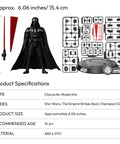 Darth Vader The Empire Strikes Back Model Kit Officially Licensed 6.06-Inch Poseable Figure With Movie Accurate Armor