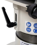 Close-up of adjustable angle gauge on Shop Grade Cast Iron Knife And Cutter Grinder Featuring A Beefy Half Horsepower Motor.