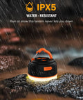 Rechargeable Go To Camping Lantern With 6400mAh Battery For Long Runtime IPX5 Waterproof Tent Light in rain