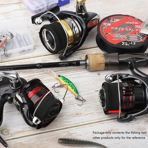 Spool Belt For Fishing Reels 4 Pack Large Keep Line Tight Prevent Tangling And Scratches Reel Protection Accessory For Spinning Reels Angler Go To Gear For Freshwater And Saltwater
