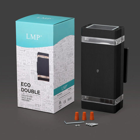 Dusk To Dawn Outdoor Lighting With 5W LED Exterior Fixtures IP65 Waterproof Wall Sconce Lights packaging and fixture