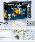Rad 4 In 1 Robotic Building Kit for Kids and Adults With Remote and App Control Rechargeable RC Bot STEM Coding Toys 588 Pieces