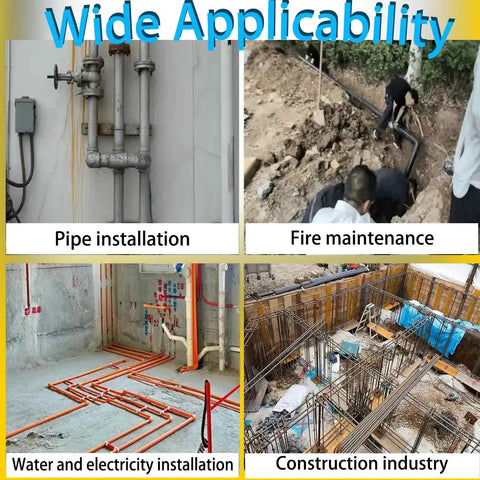 Wide applicability of Heavy Duty Electric Pipe Threader Machine for Plumbing Pros in various pipe installations and construction.