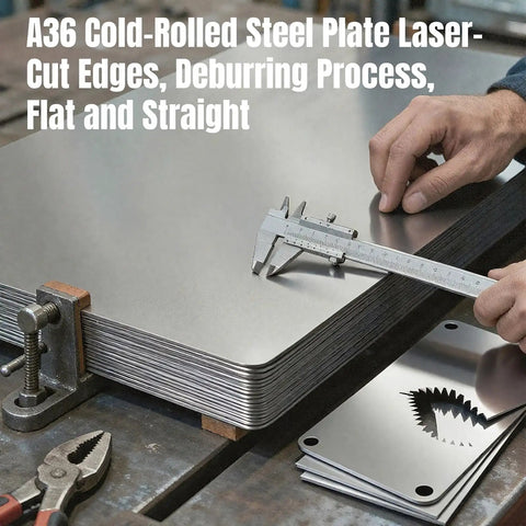Four Pack 18 Gauge Cold Rolled A36 Steel Plates 12 By 16 Inch Standard Sheet Metal For Construction And Welding Projects Built To Last Heavy Duty Fabrication Needs With Smooth Edges And Great Weldability, stacked steel plates measured with caliper