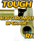 Heavy Duty Crimped Ball Joint Ends Upgrade Beefed Up For Cub Cadet And MTD Tractors With Zinc Yellow Coating Rust Protection And Heavy Duty Tie Rod End Seal For Improved Strength And Long Lasting Performance, 4130 chromoly threaded tie rod end