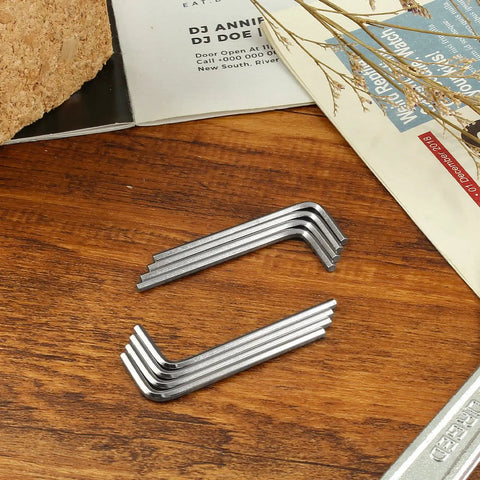 2.5mm Hex Key Wrench Set With 20 L Shaped Allen Keys For Bike And Furniture Repair Durable Rust Resistant Metal Compact 51mm