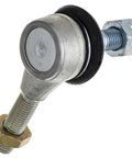 Beefed Up Tie Rod End Kit Fits Kawasaki KFX400 2003 And Suzuki Quadrunner LT125 LT185 1983-1987 Replacement Steering Tie Rods OE Style Joint Heavy Duty Steel Built To Last With OEM Numbers 39112-S008 39112-S007 51270-07G01 51270-25C00 51260-04201 close-up